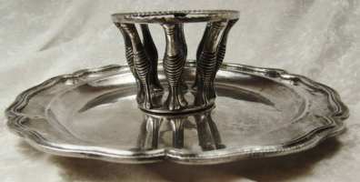 silver plate of unknown origin and use