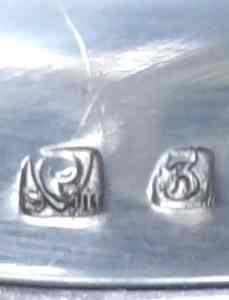 marks on silver bowl