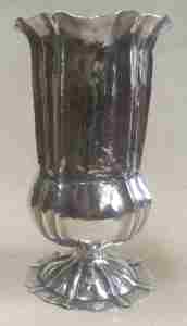 silver vase of unknown origin