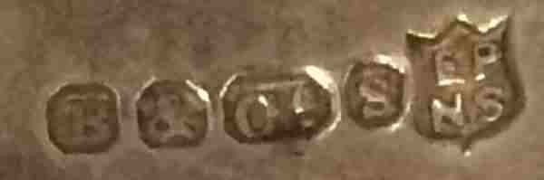 silverplate mark, possibly Buxton & Co, Sheffield