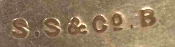 silverplate mark, Selig, Sonnenthal & Co, London and Sheffield