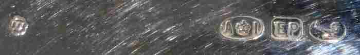 Roberts & Belk, silverplate marks