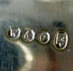 fork, knife and spoons: marks