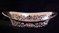 German silver  fruit  basket