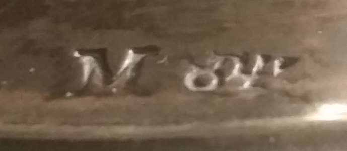 mark on silver comport, presumably Russian
