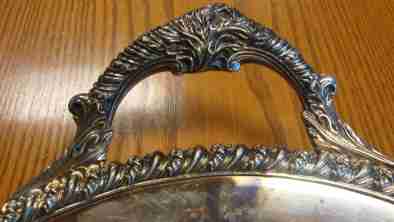 Ellis-Barker Silver Co: silverplate tray
