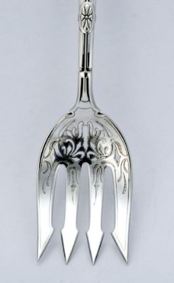 meat fork made by Gorham for Tiffany