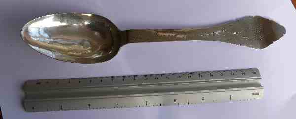 silver spoon of unknown origin