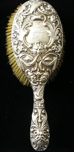 Levi and Salaman silver hairbrush