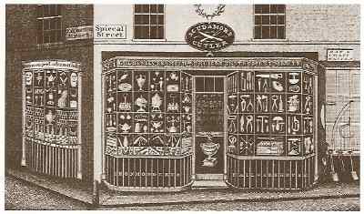 an 1881 advertisement of Walter Thornhill, London