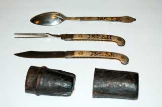 silver travel set