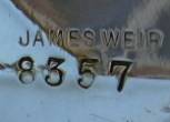 James Weir silver toastrack