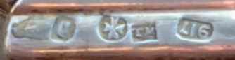 silver filigree spice box hallmarks
