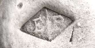 silver tankard with unidentified mark