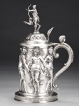 silver tankard with unidentified mark