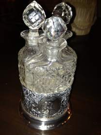 silver bottle holder