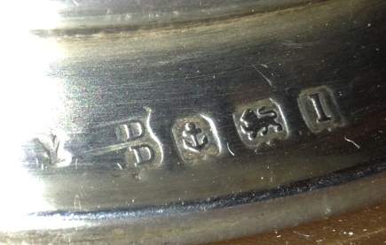 silver bottle holder