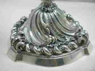 silver candlesticks retailed by Buccellati