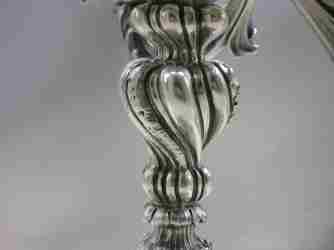 silver candlesticks retailed by Buccellati