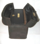travelling leather bag