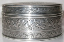 silver with arabic motifs