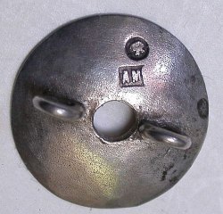 silver and enamel Russian badge