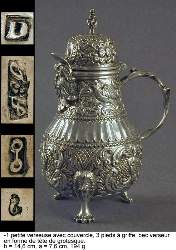 silver pot of unknown origin