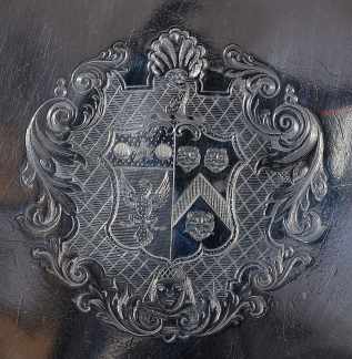 Coat of Arms in a Robert Abercromby salver