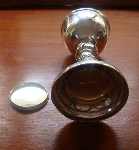silver chalice made by Thun, Norway