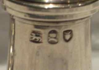 georgian silver casters