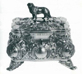 Sugar box dating from about 1850, by Emil Radke
