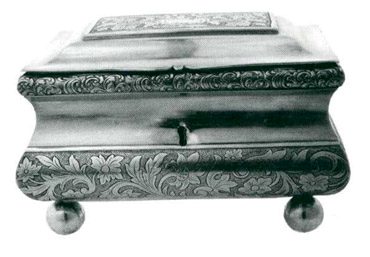 Sugar box dating 1853, by Maciej Nowakowski