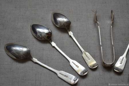 Barnett Henry Abrahams silverplate spoons