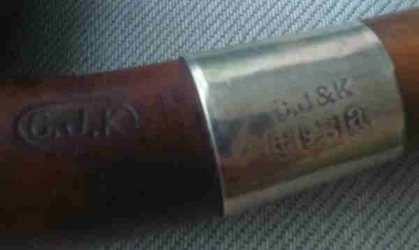 pipe made by Coulshaw, Jones & Kershaw