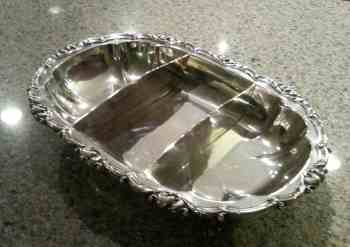silverplate bowl made by Sissons