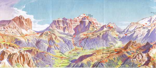 Fassa Valley with Canazei