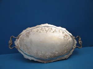 silver tray