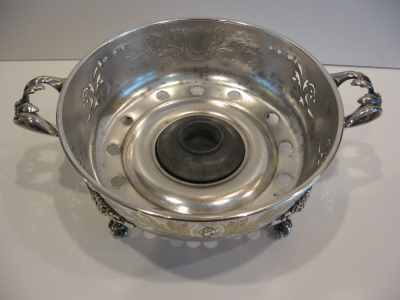 Christofle silver plate chafing dish/bowl