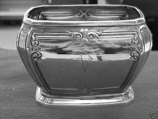 silver waste bowl