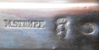 silver candlestick from Danzig
