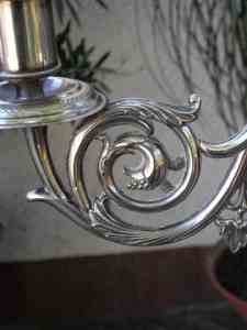 silver candlestick from Danzig
