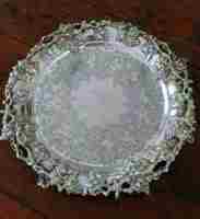 silverplate salver made by Roberts & Slater