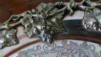 silverplate salver made by Roberts & Slater
