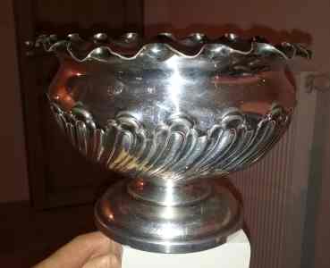 silverplate cup made by Barker Brothers