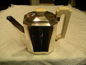 Italian silver coffee pot