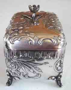 Austrian silver, Judaica Etrog box