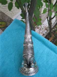 silver sprinkler shaped as an elephant