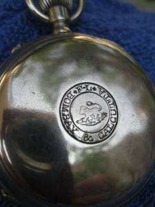 pocket watch, possibly Hamilton & Co