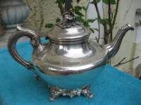 silver teapot Hamilton & Co
