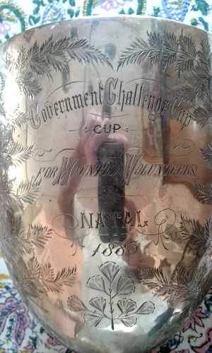 Government Challenge Cup for Mounted Volunteers Natal 1883